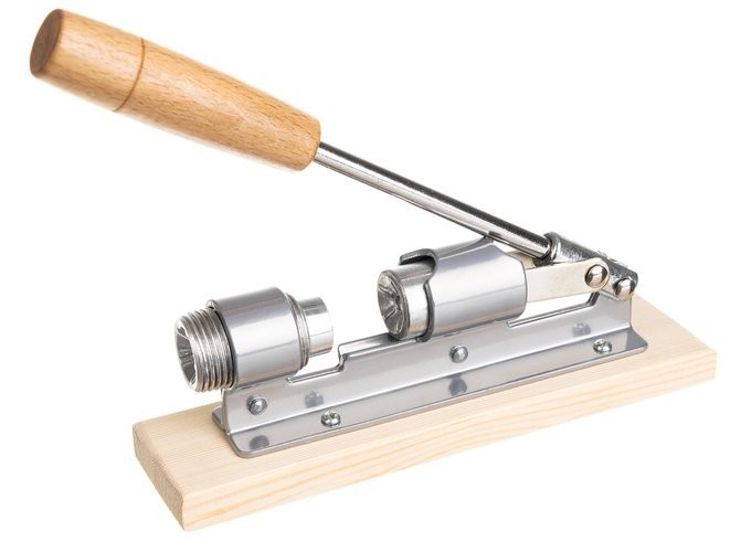 Spargator de nuci manual, otel inoxidabil, maner lemn - imagine 11